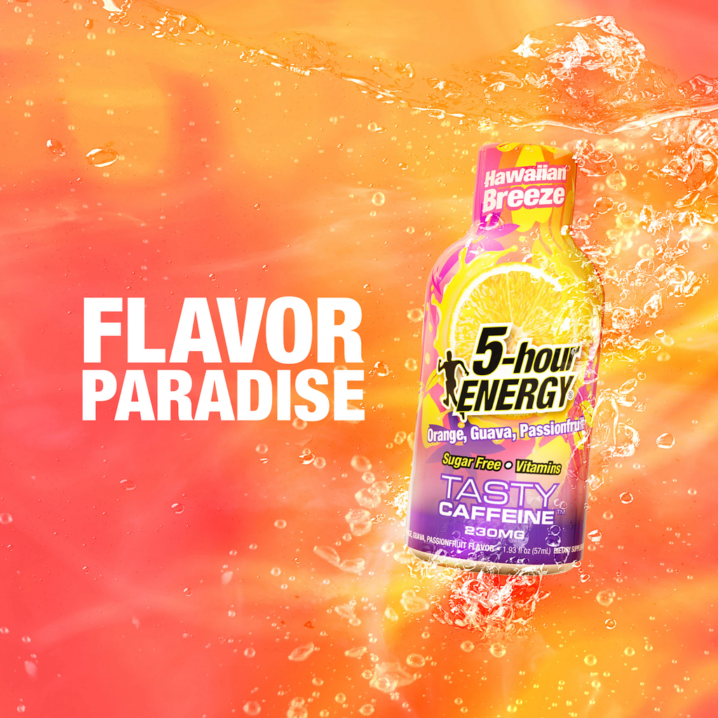Hawaiian Breeze Flavor Extra Strength 5-hour ENERGY Shots