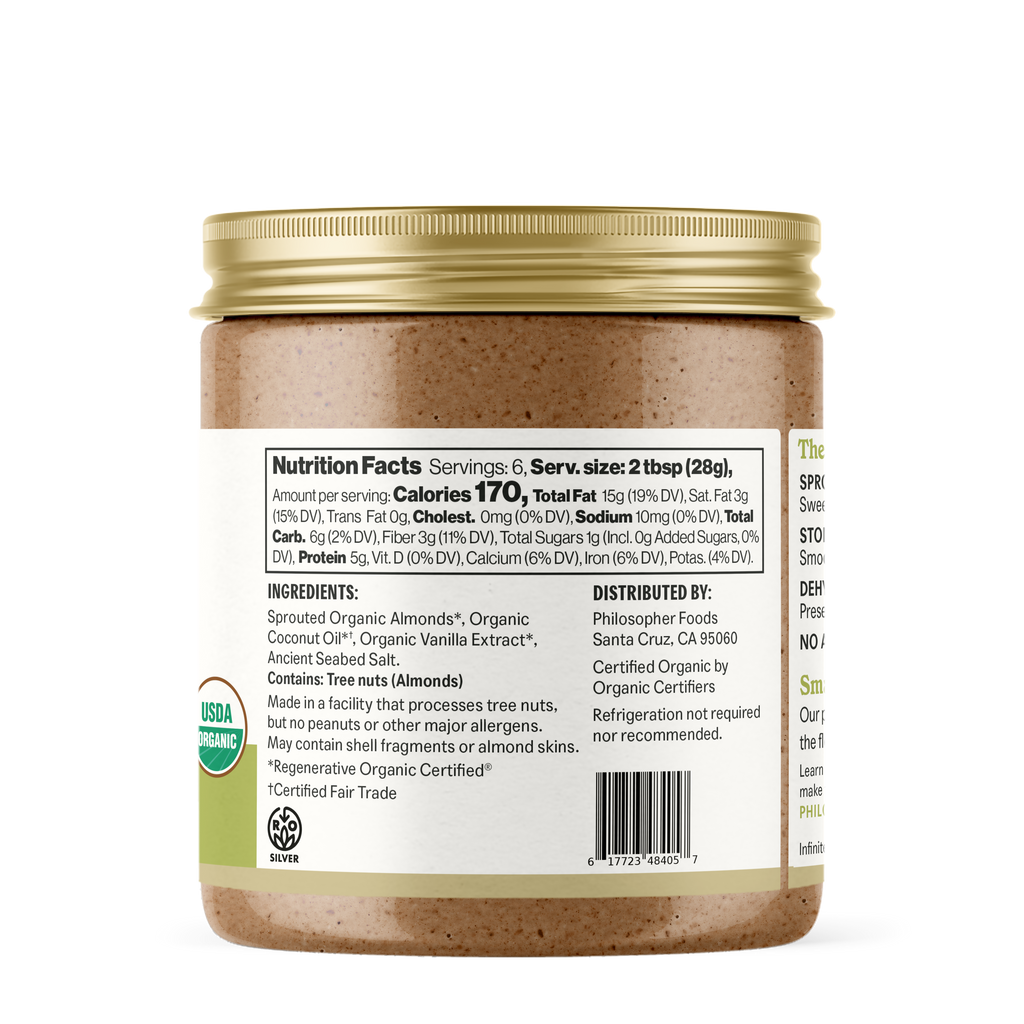 Creamy Alchemy Sprouted Almond Butter