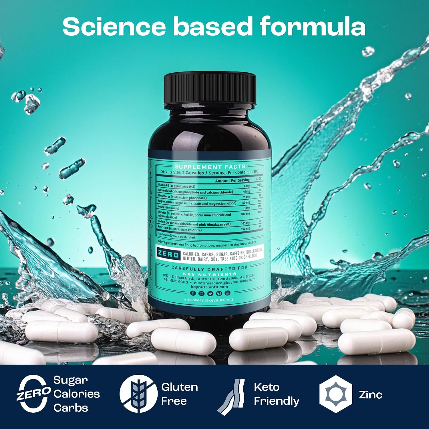Electrolyte Hydration Pills (capsule form)