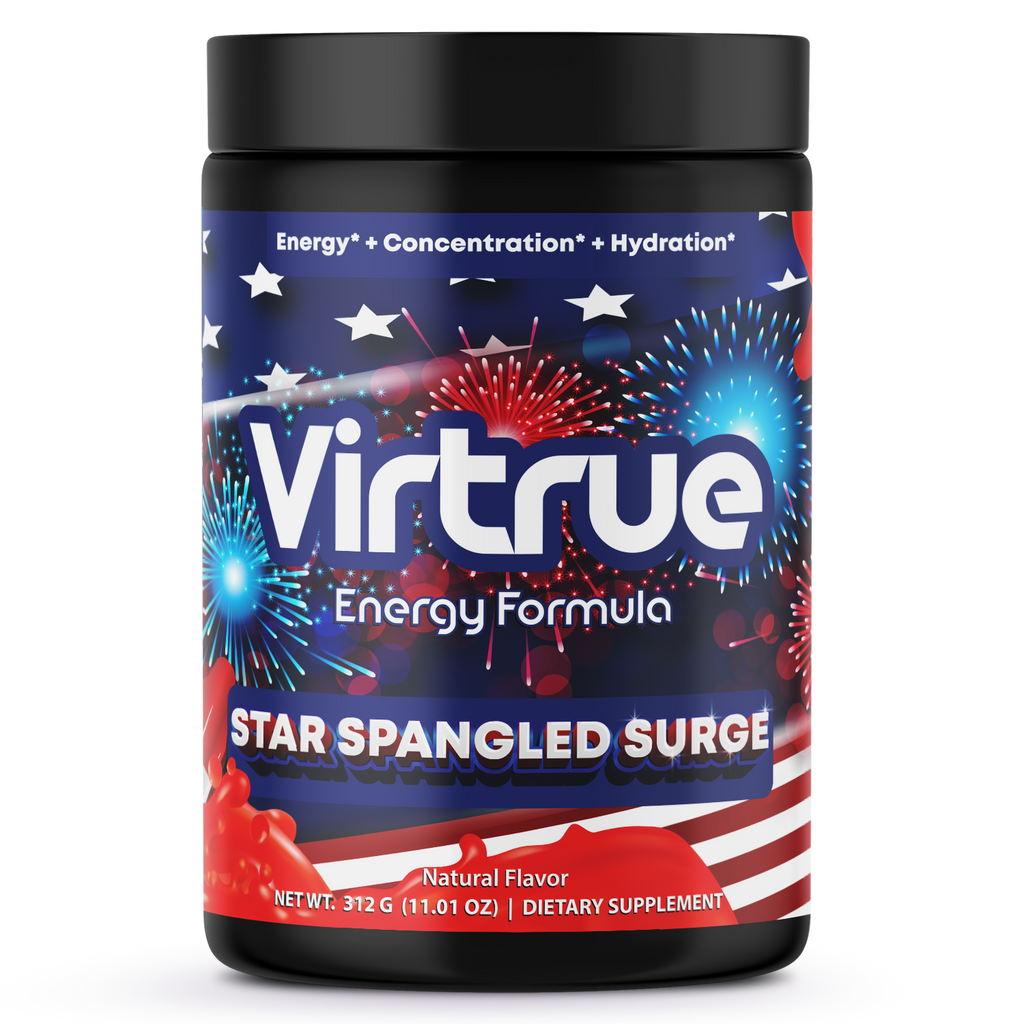 Star Spangled Surge Pre-Workout Energy Powder + Focus Boost & Hydration | Sugar Free