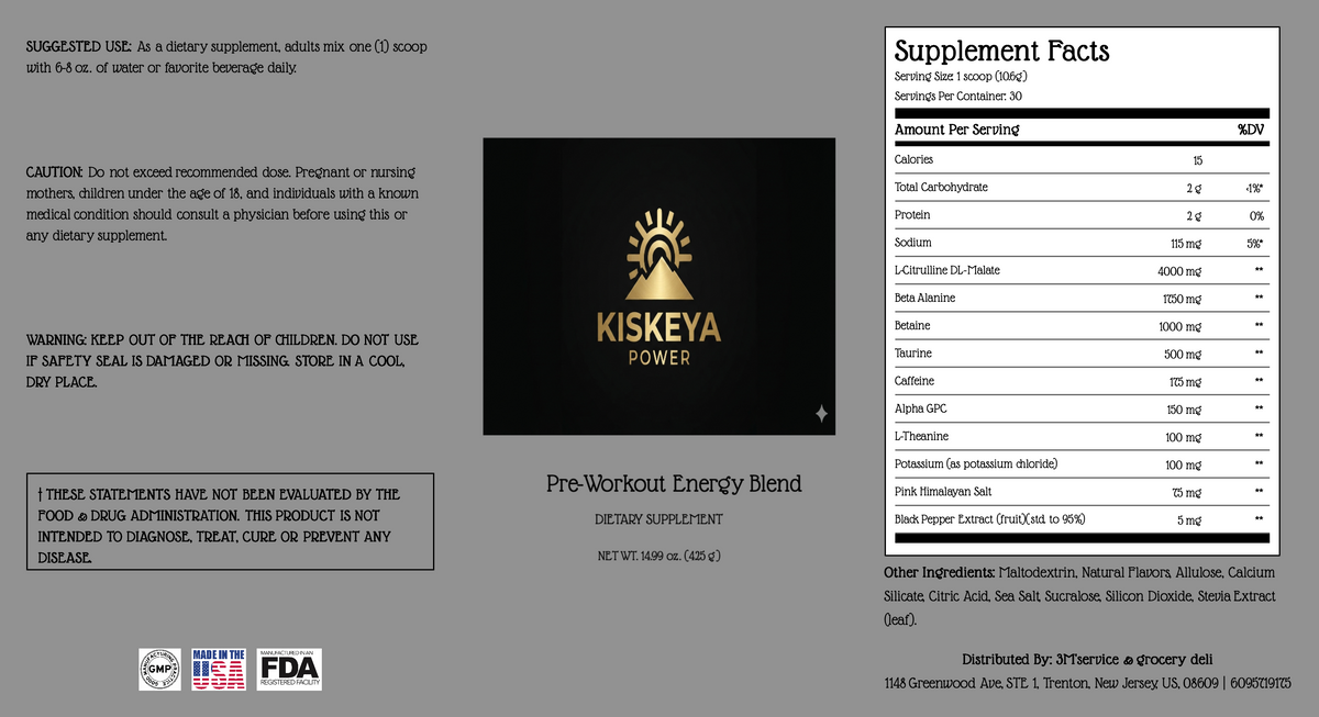Kiskeya Power Pre Workout image 5