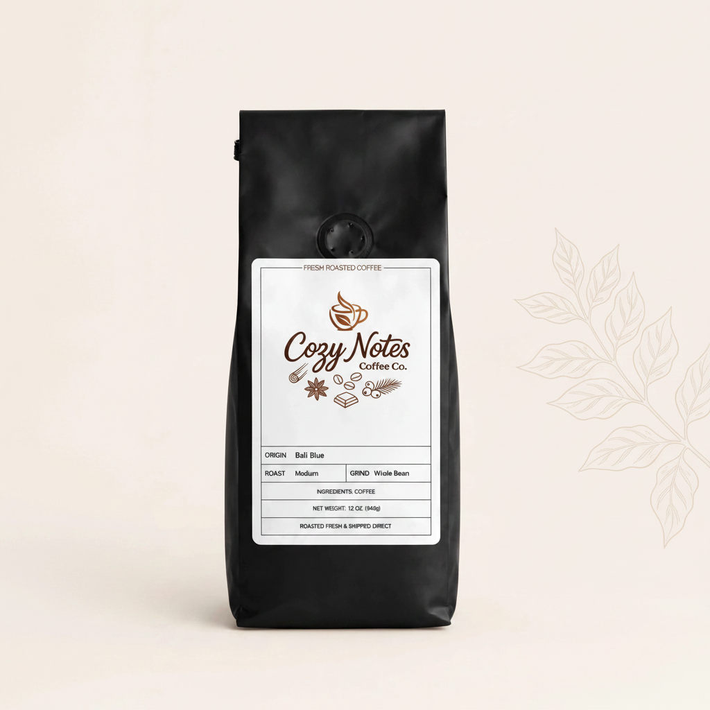 The Island: Bali Blue Single Origin Medium-Dark Roast Coffee